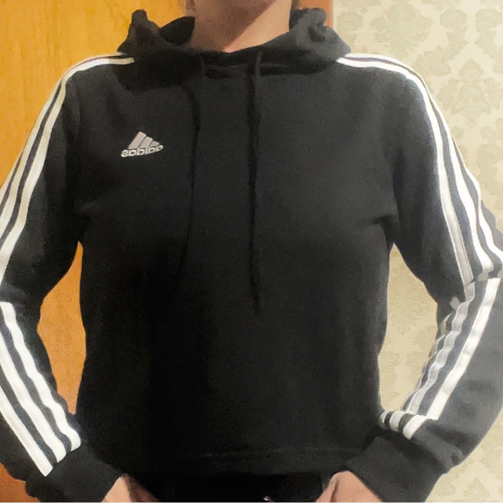 Adidas crop hoodie